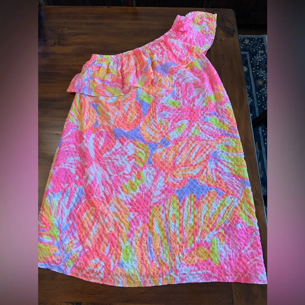 Lilly Pulitzer Emmeline One Shoulder Dress - Picture 2 of 9